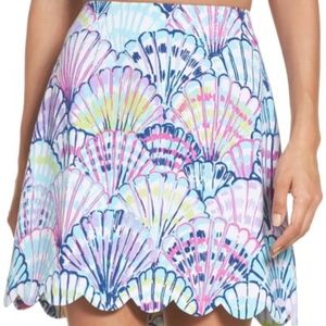 Lilly Pulitzer Cadden Scallop Crop Top Skirt